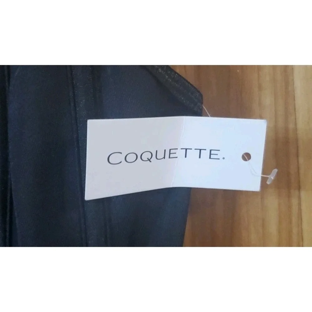 Coquette by‎ Coquette NWT Corset Bustier Small All Black Dark Romance Sexy Goth
